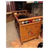 Antique doll bed