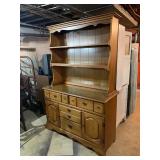 Solid maple china cabinet