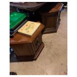 End tables/nightstands with great storage inside