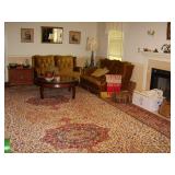 Hand tied rug from India 