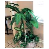 Silk greenery