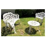 Wrought iron patio set