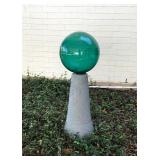 Garden ball on stand