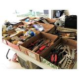 Hand tools, garage + yard misc.