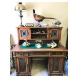 Antique kneehole desk