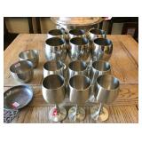 Pewter goblets
