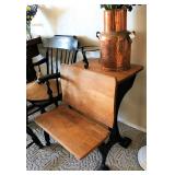 Antique school desk