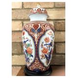 German Ming style vase on stand