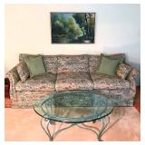 Ethan Allen covered sofa