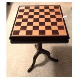 Small game table with pieces