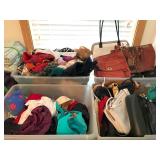 Purses, lingerie, scarves