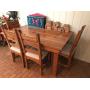 Santa Fe Southwest dining table + 4 chairs