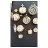Vintage silver and goldfilled pocketwatches