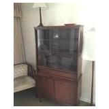 Mid Century Curio Cabinet 