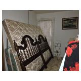 king size bed, frame, headboard