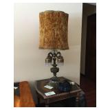 Marble/Crystal Lamp w/Original Shade