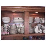 200+ pieces Franciscan "Desert Rose" dinnerware