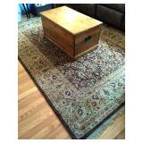 Old Trunk  Hand-tied Silk Rug