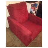Single red chair $49