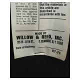 Beautiful Bistro Style Chairs (6) by Willow & Reed in amazing Condition.