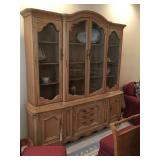 Solid Wood China Hutch by J.L. Metz Furniture Co.