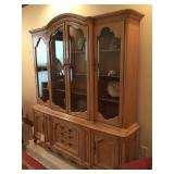 Solid Wood China Hutch by J.L. Metz Furniture Co.