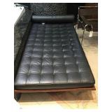 Barcelona Leather Coach Designed by Ludwig Mies Van Der Rohe, produced by Knoll.