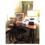 DESK & LAMPS SOLD...