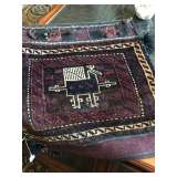 Authentic Afghanistan saddle blanket estimated to be 170+ years old..