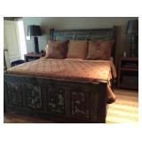 Southwestern Bed and frame from The Arrangement