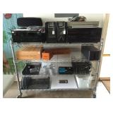 Nakamichi 200 disc CD changer to a Denon tuner..