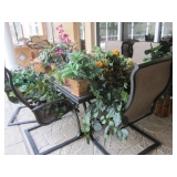 plants & baskets only NOT patio set