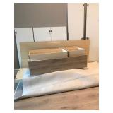 Closet system/storage shown unassembled