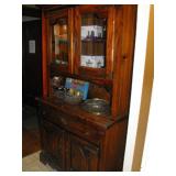 pine china cabinet