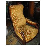 nice rocker with swan arms