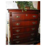 5 drawerhighboy mahognay