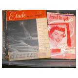 lots of sheet music