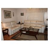 Reclining Sofa and Love Seat Coffee Table and End Tables