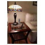 Tiffany Style Lamp and End table