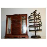Jewelry Box and earring holder