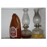 oil lamps