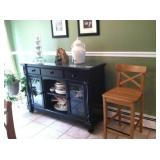 Matching buffet and china set for 12.