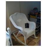 Wicker rocker.