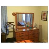Dresser with mirror