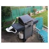 Grill and patio furniture