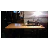 Singer 241-11 industrial sewing machine with HUGE work surface