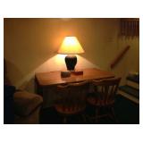 Kitchenette for four, if you add the bench that