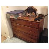 One of a pair of small chests.