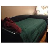 Brand-new Raymour & Flanigan daybed with trundle beneath.