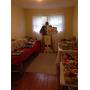A roomful of sports collectibles and Beanie Babies